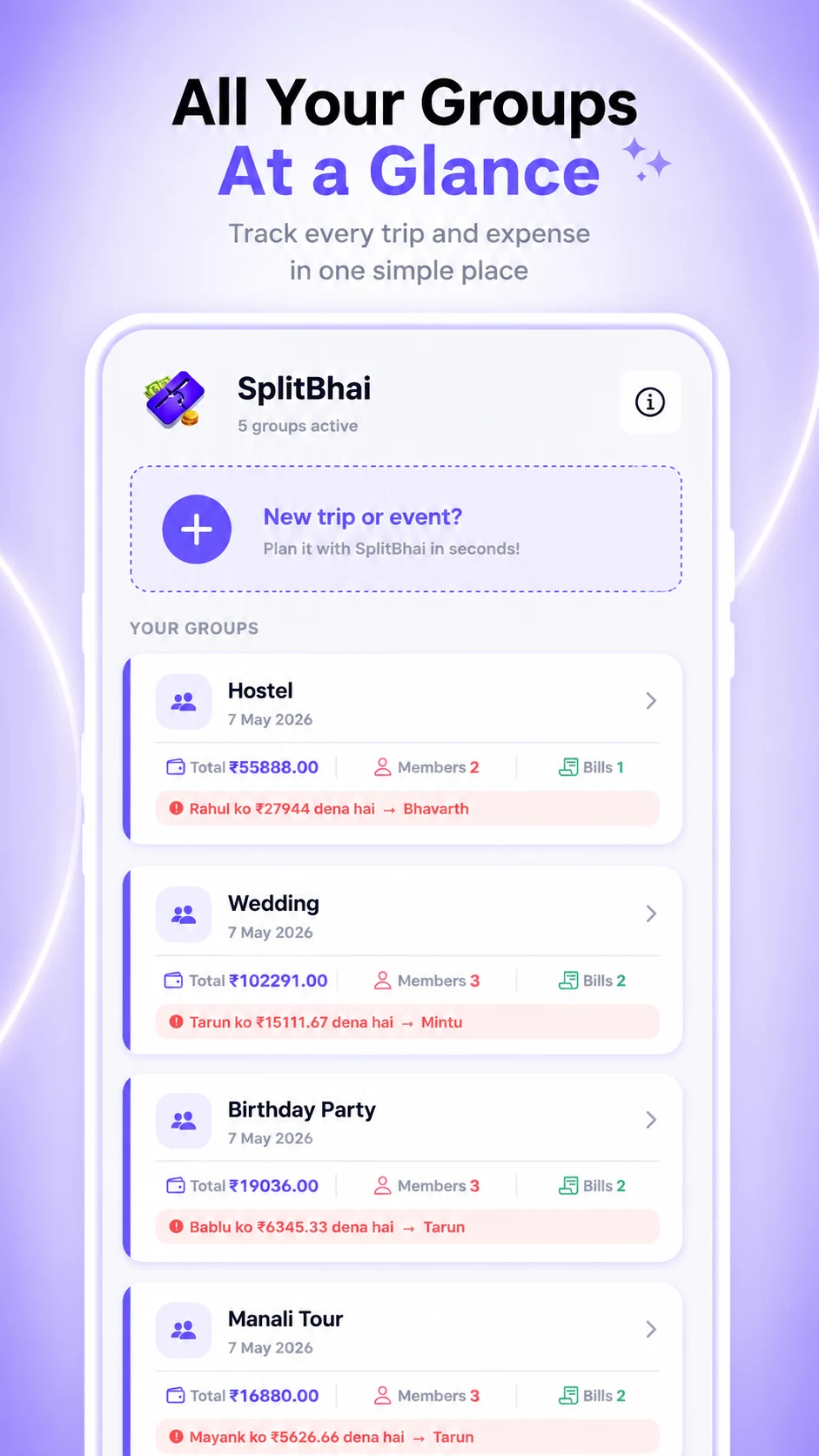 SplitBhai Play Store Screenshot 4